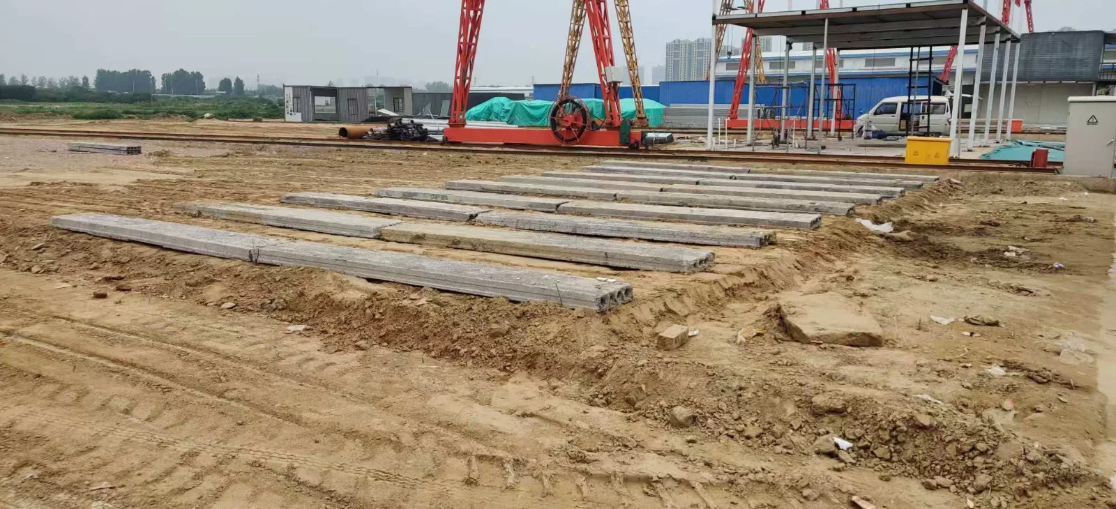 集装箱房屋放置基础