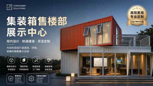 双层集装箱售楼部展示中心